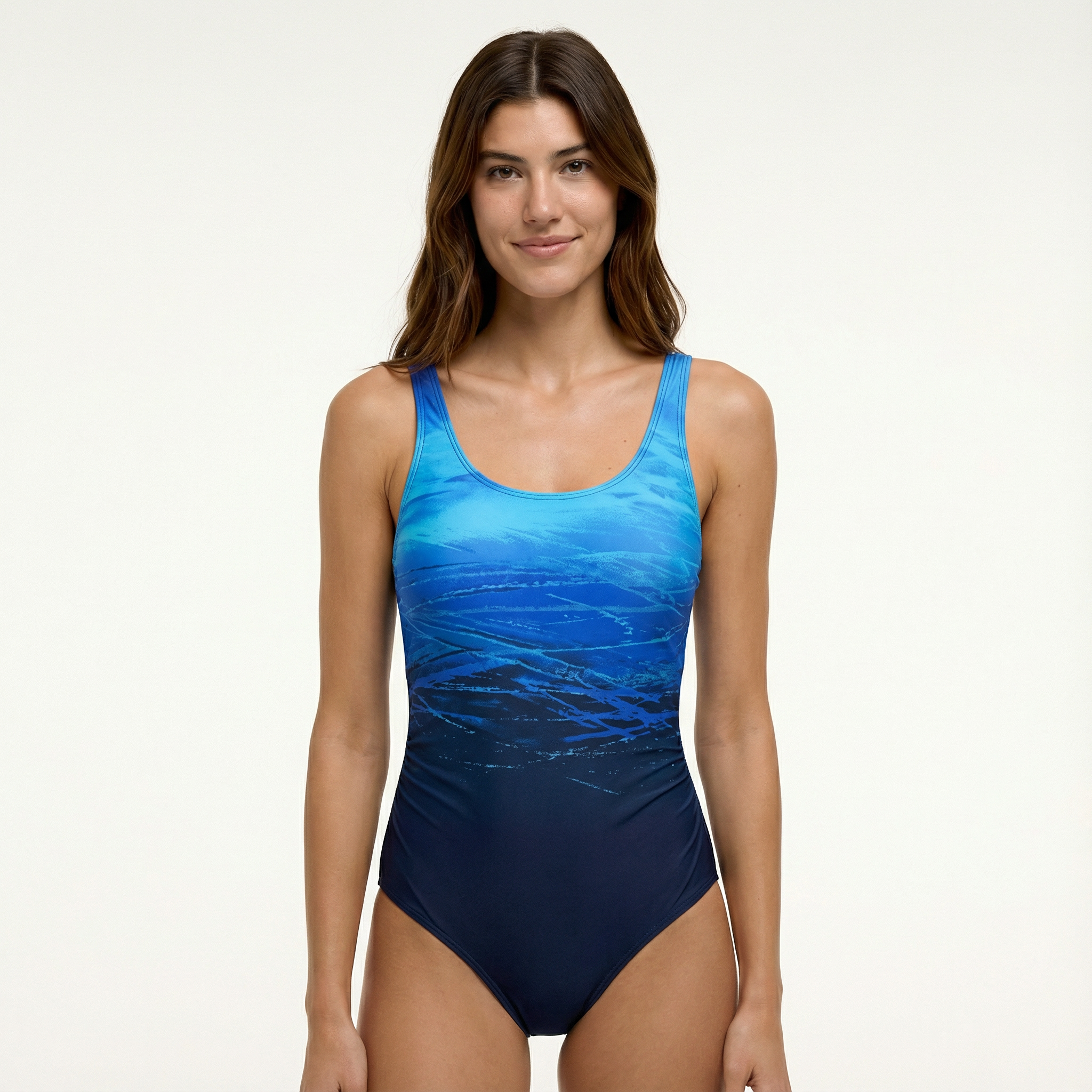 Stretchy Swimsuit One Piece Criss Cross Summer Beachwear Women's