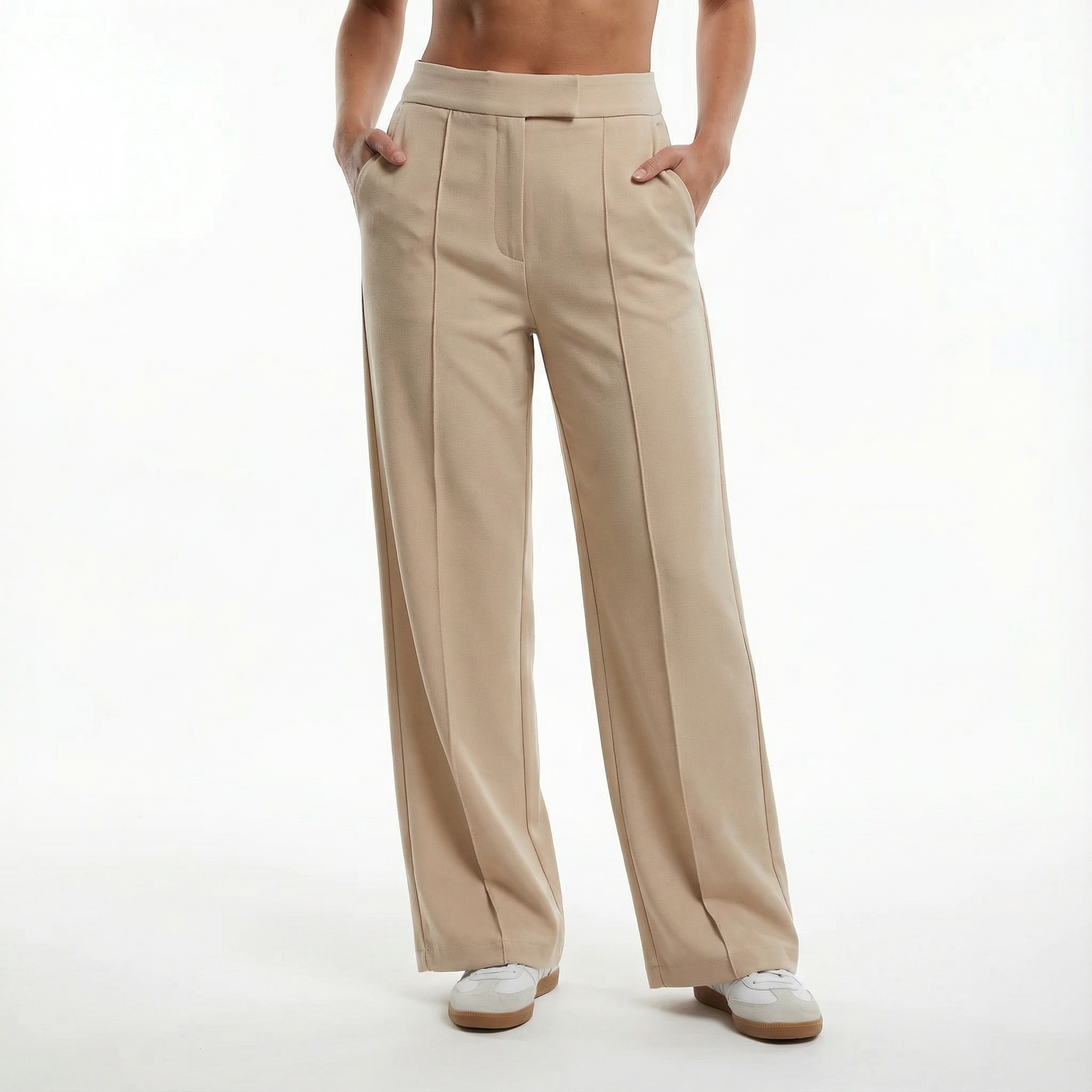 Blazer And Trouser Set Crepe Regular Fit Formal Office Party Womens