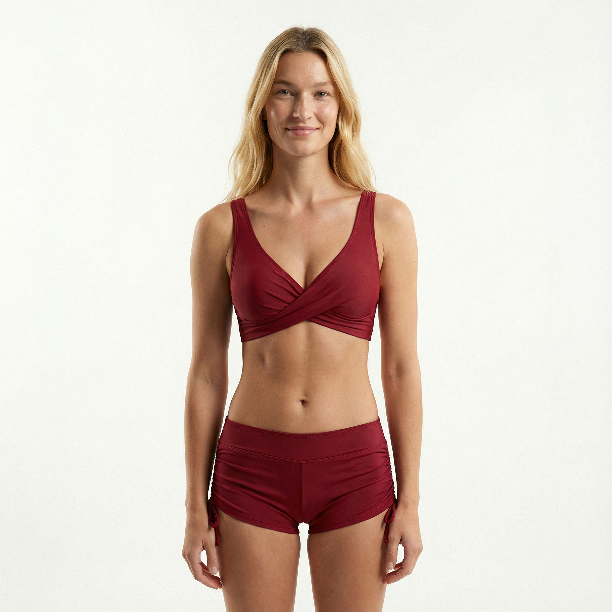 Two Piece Adjustable Swimsuit Printed Bikini Summer Women's