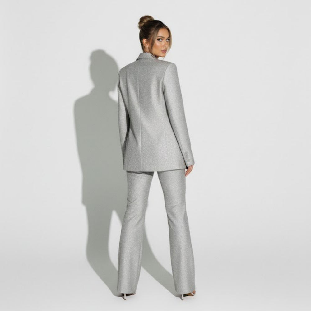 Glitter Tailored Three-Piece Set