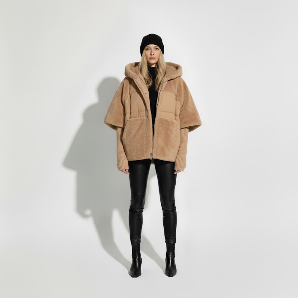 Women's Quilted Hooded Jacket