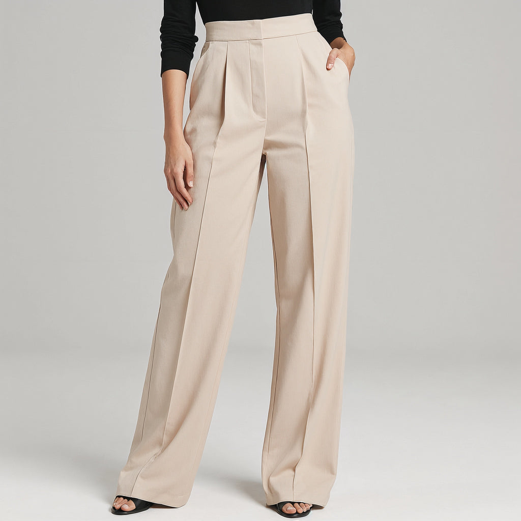 Tailored High-Waist Trousers