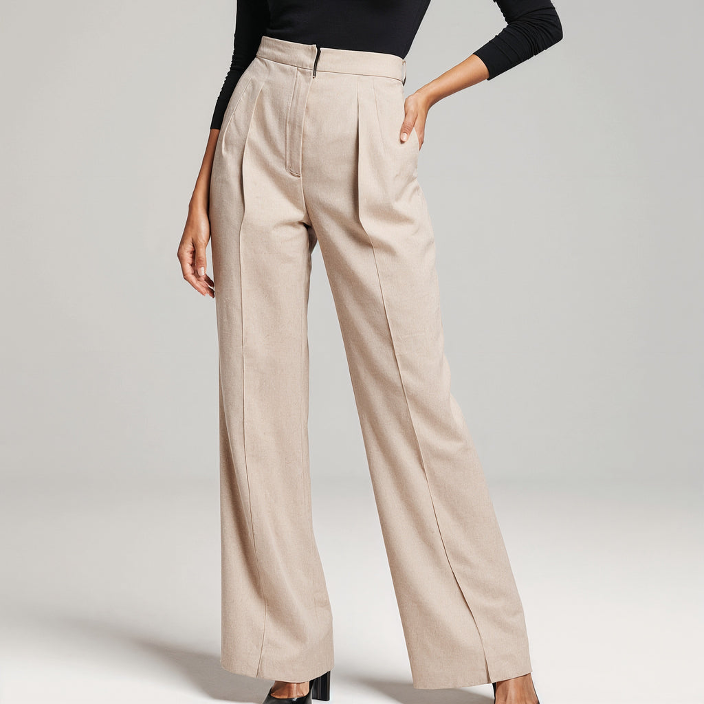 Tailored High-Waist Trousers