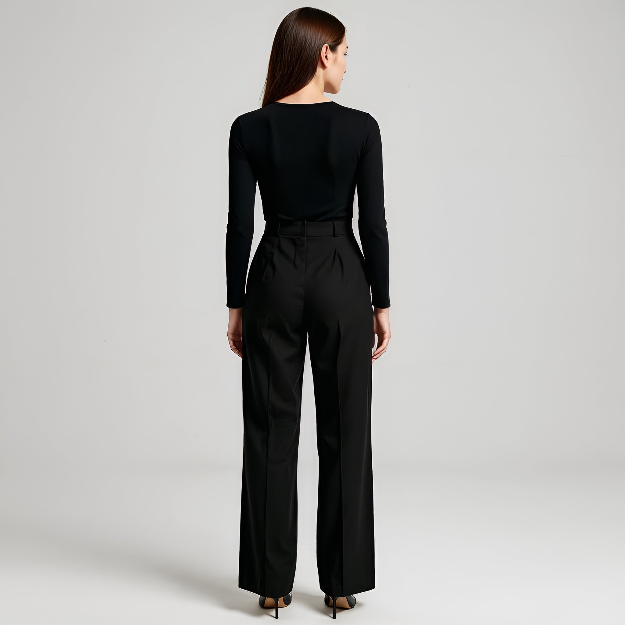 Tailored High-Waist Trousers