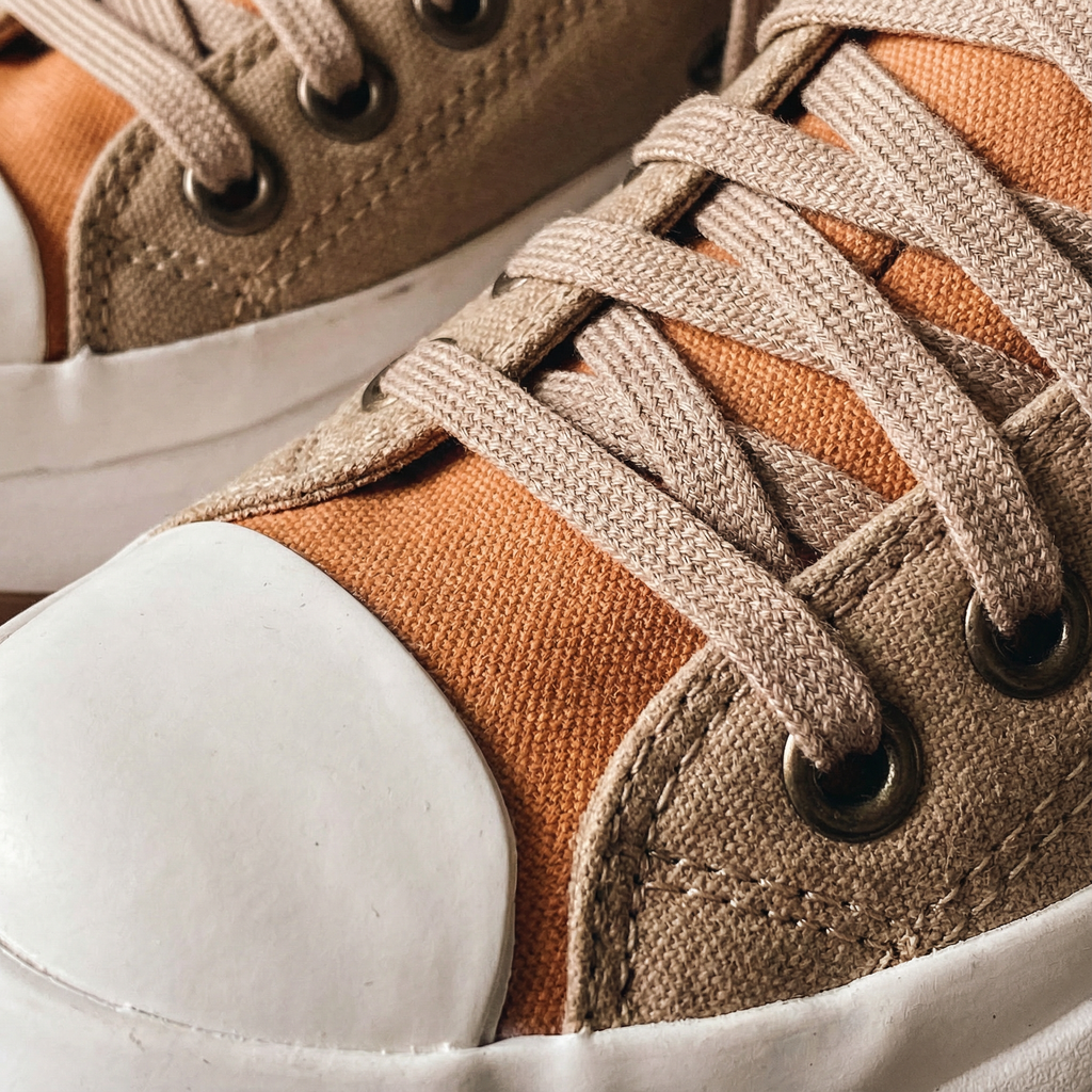 Platform Sneakers Chunky Sole Lace Up Canvas Casual Holiday Women's Shoes