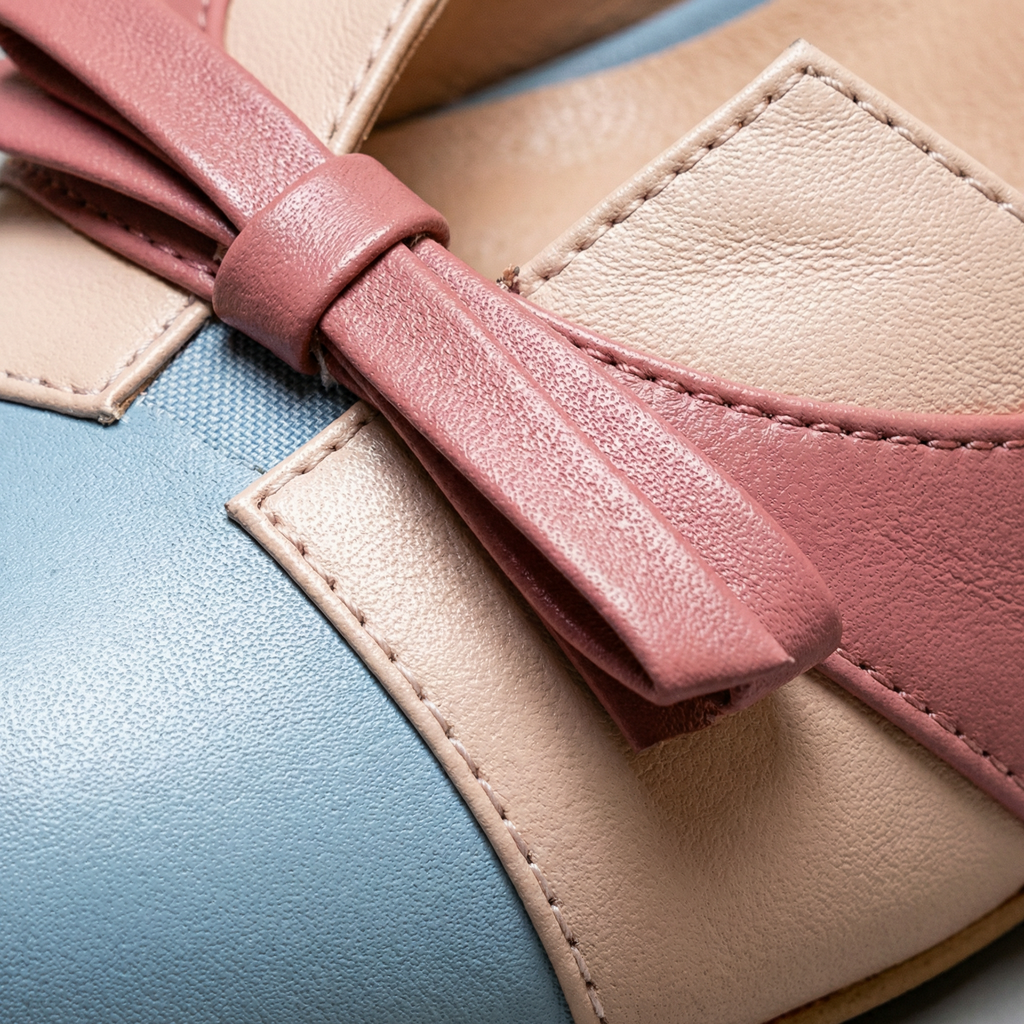 Eva Heeled Sandals - Anatomical Cushioning, Adjustable Ankle Strap, Breathable Side Cut-Outs (Vegan Leather)