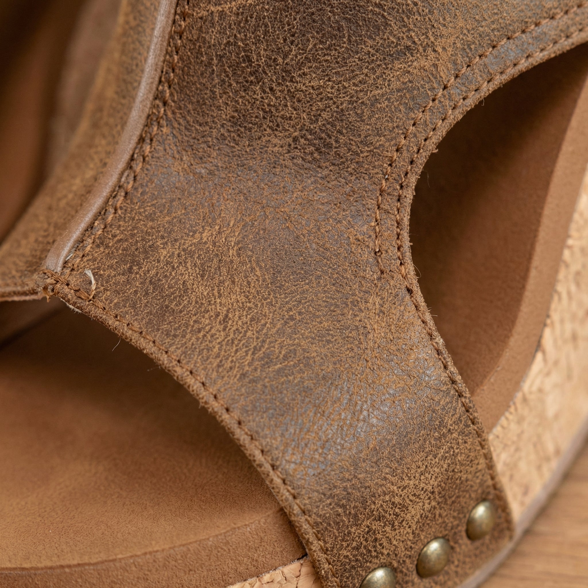 Madeline Vegan Wedge Sandals - Cork Wedge Heel, Cushioned Sole, Non-Slip Rubber Outsole