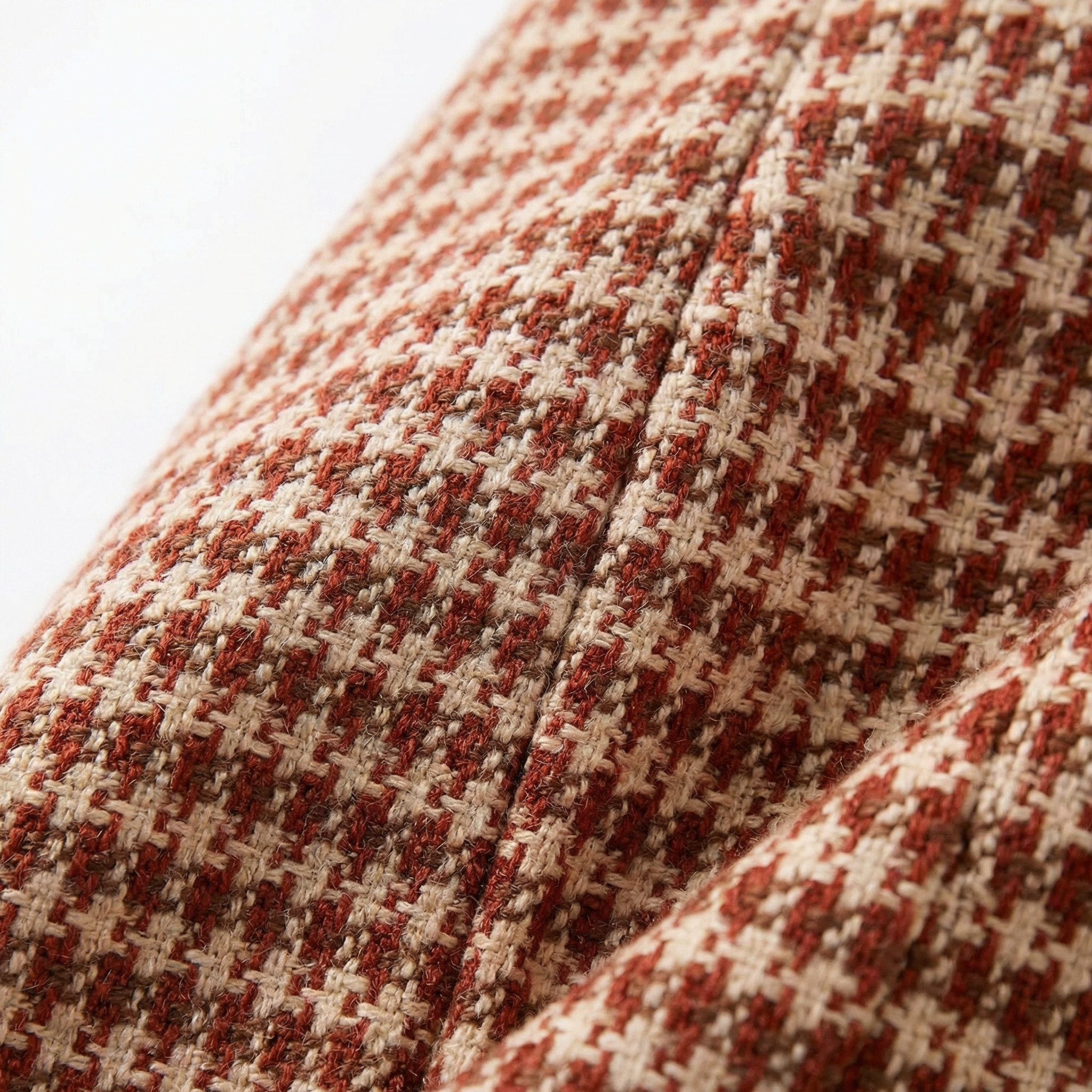 High-Waist A-Line Mini Skirt - Textured Knit Fabric, Back Zipper Closure, Light Stretch Comfort Fit