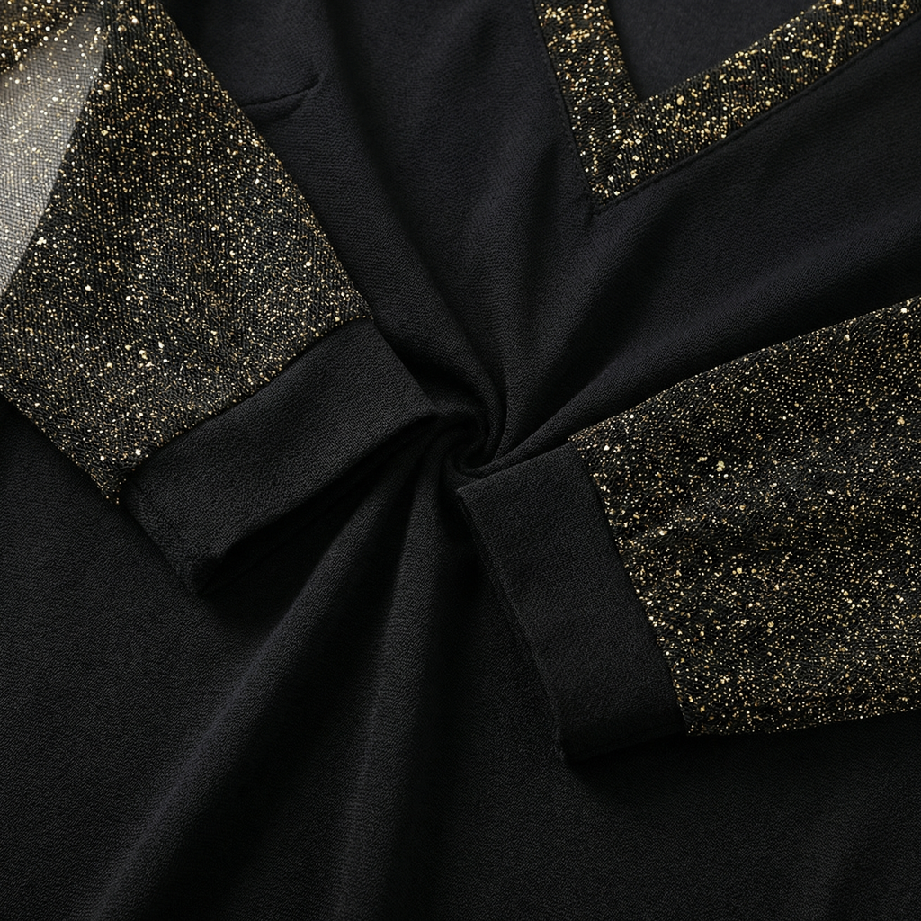 Sustainable Luxury Midi Dress - Timeless Flowy Silhouette, Cinched Waist, Eco-Conscious Fabric Blend