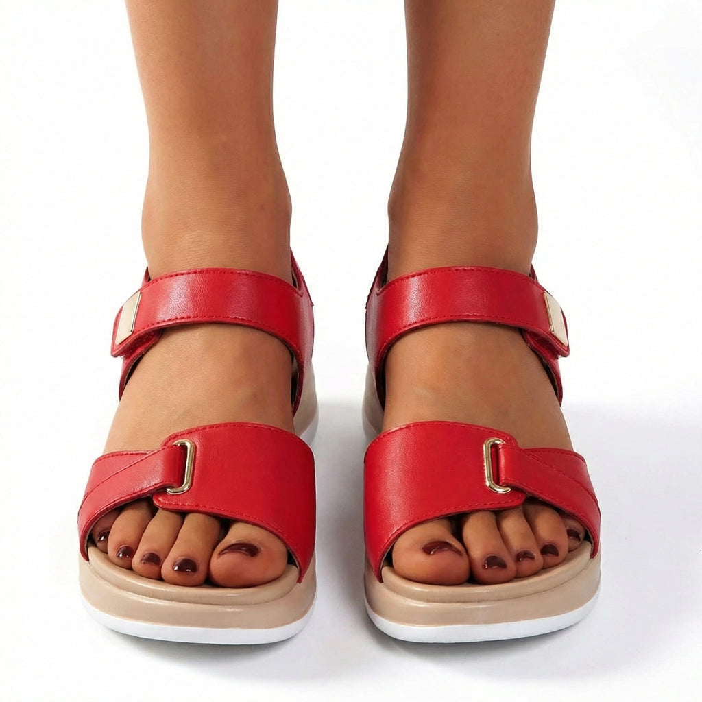 ComfortFlex™ Adjustable Orthopedic Sandals - Cushioned Footbed, Custom-Fit Straps, Ergonomic Joint Support