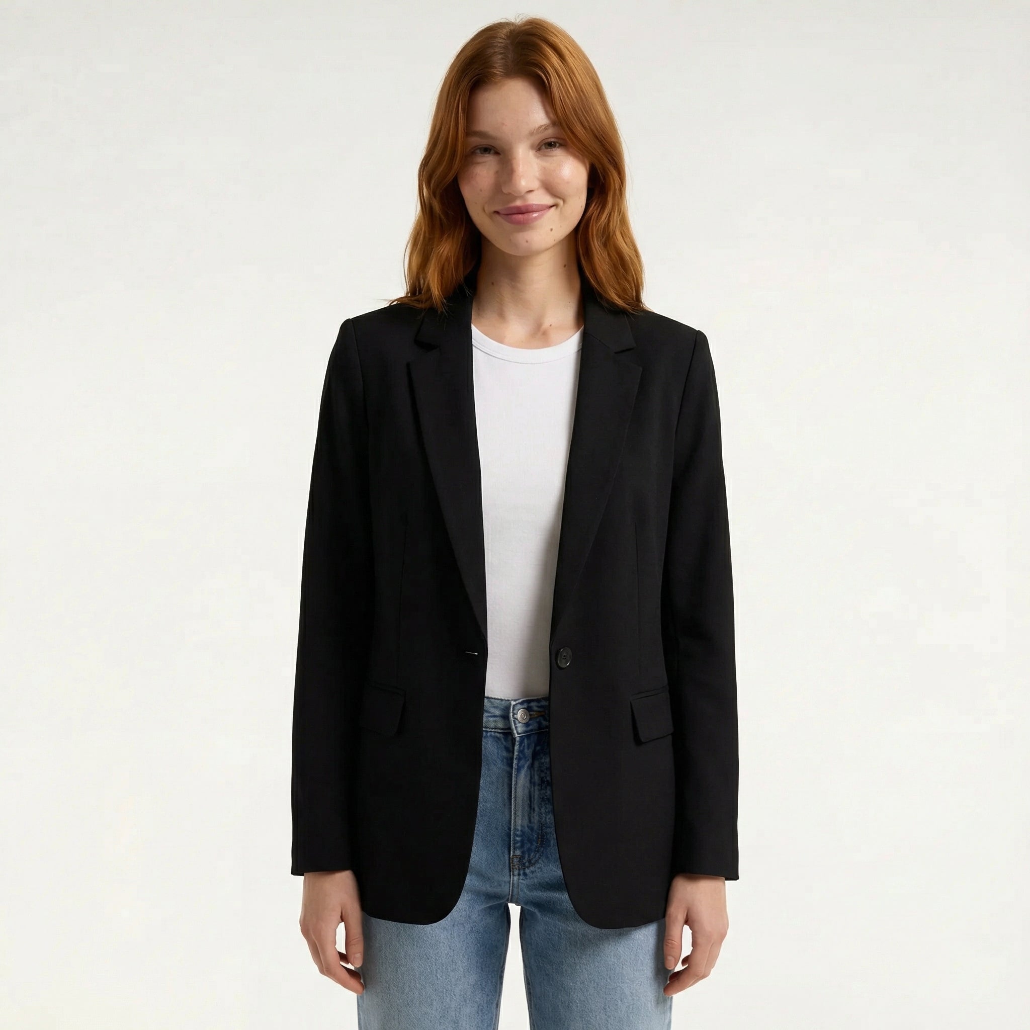Claire Elegant Cashmere Blazer - Premium Soft Material, Flattering Refined Cut, Versatile Professional Style