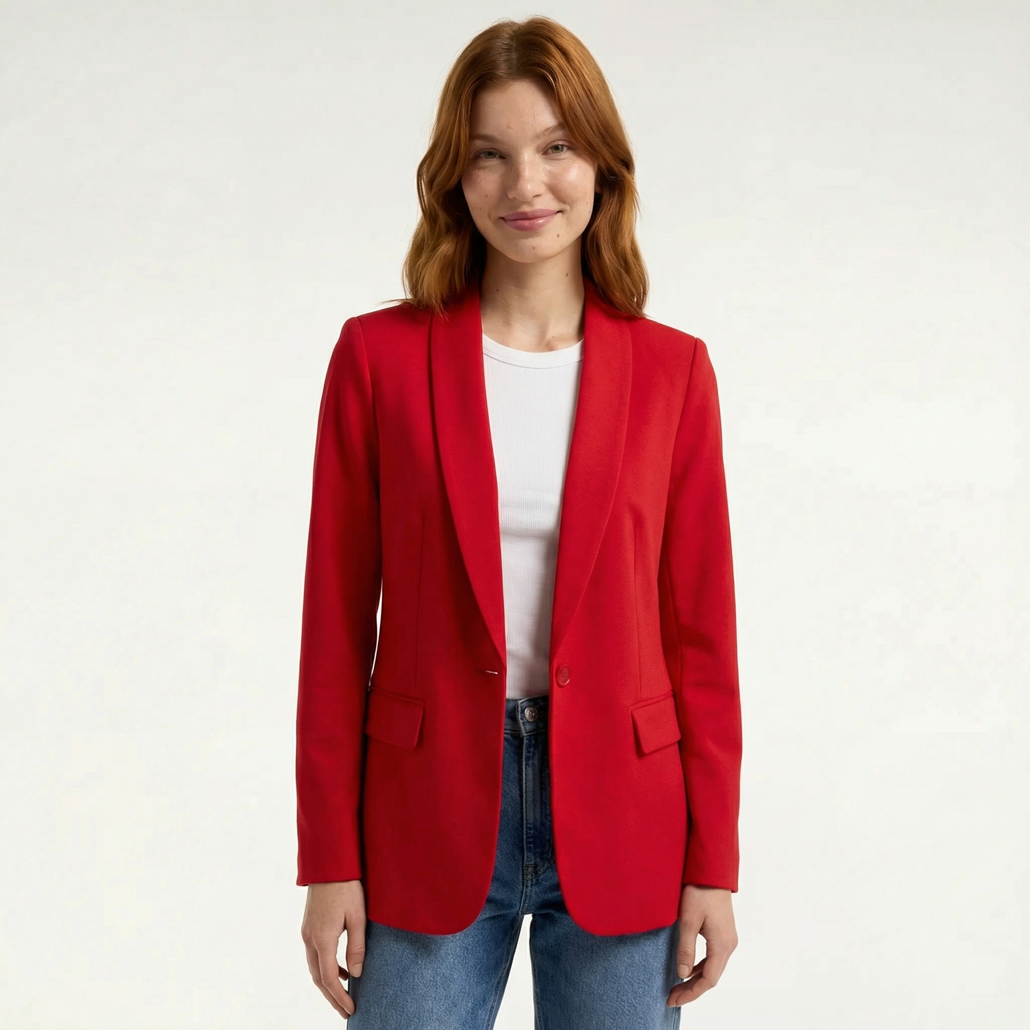 Claire Elegant Cashmere Blazer - Premium Soft Material, Flattering Refined Cut, Versatile Professional Style