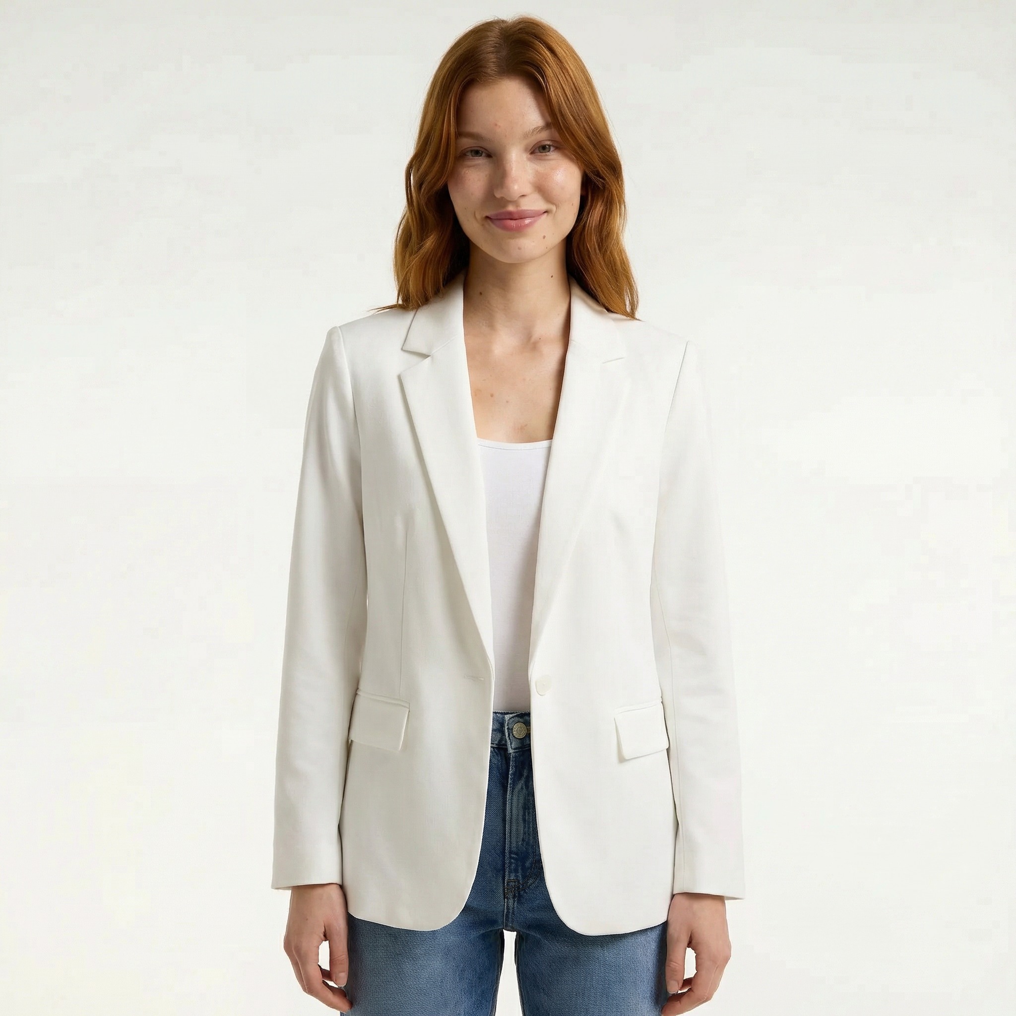Claire Elegant Cashmere Blazer - Premium Soft Material, Flattering Refined Cut, Versatile Professional Style