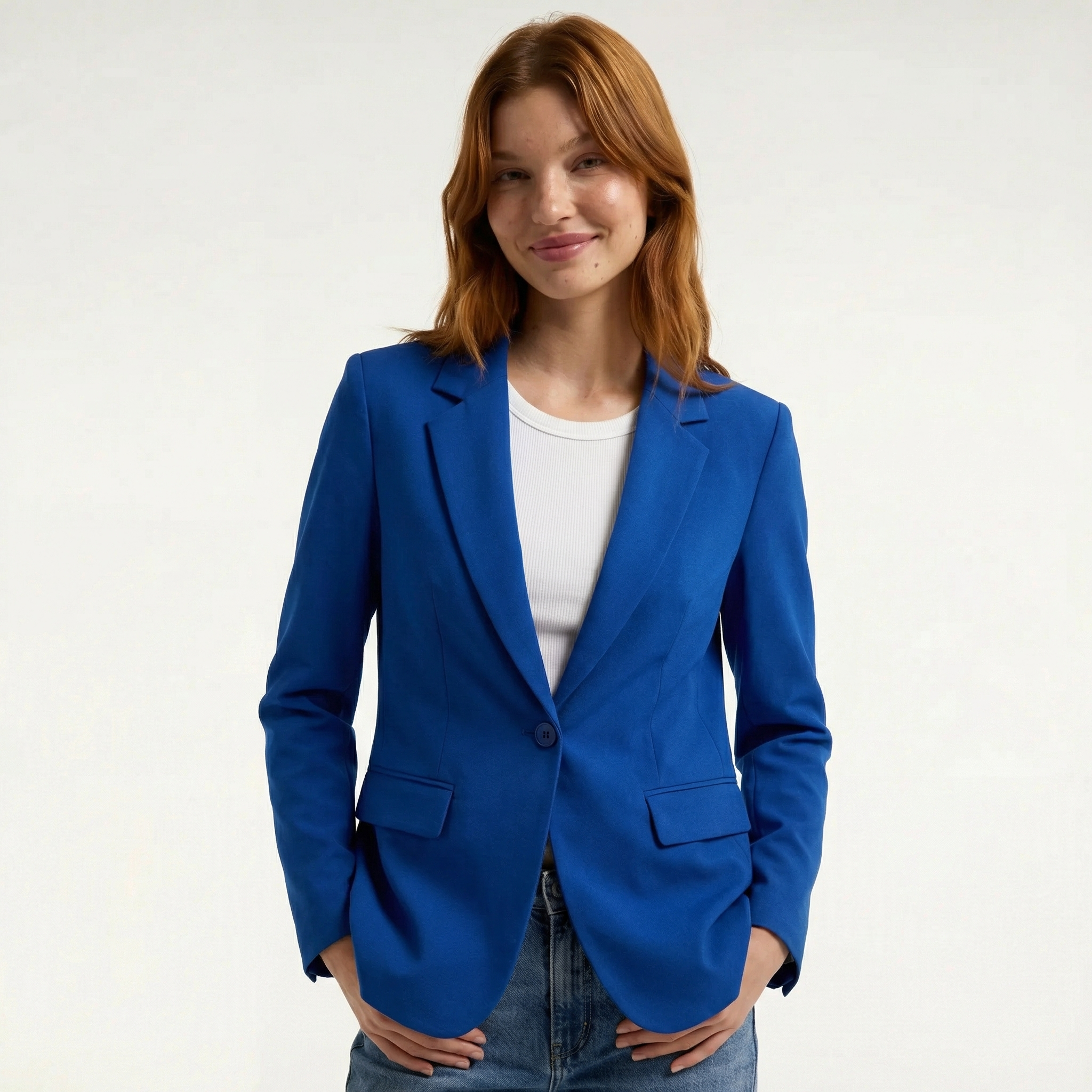 Claire Elegant Cashmere Blazer - Premium Soft Material, Flattering Refined Cut, Versatile Professional Style