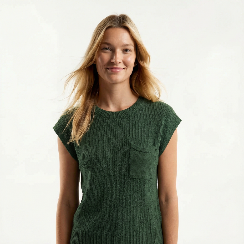 Amelia Elegant Women's Two-Piece Summer Set - Tailored Silhouette, Clean Lines, Versatile Modern Fit