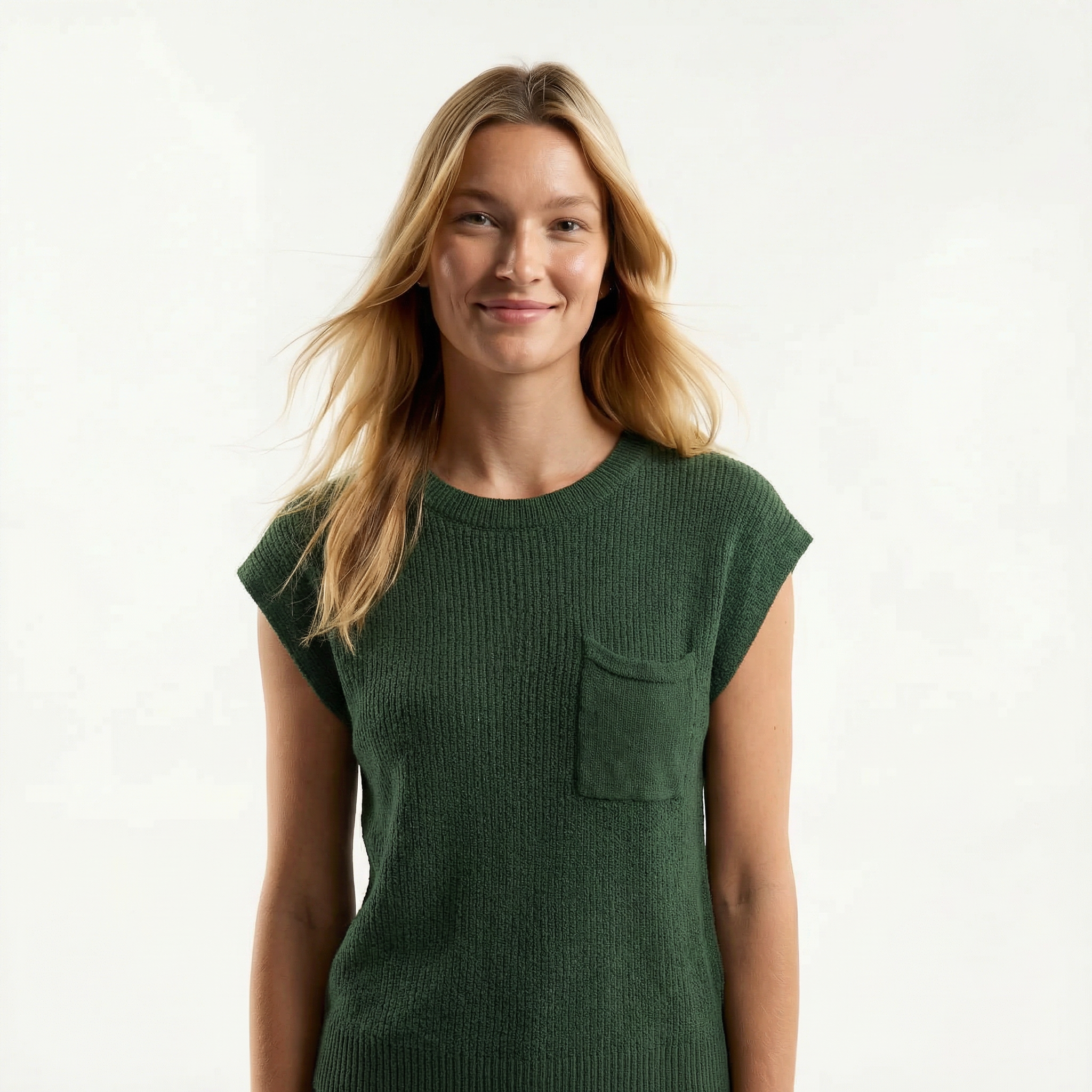 Amelia Elegant Women's Two-Piece Summer Set - Tailored Silhouette, Clean Lines, Versatile Modern Fit