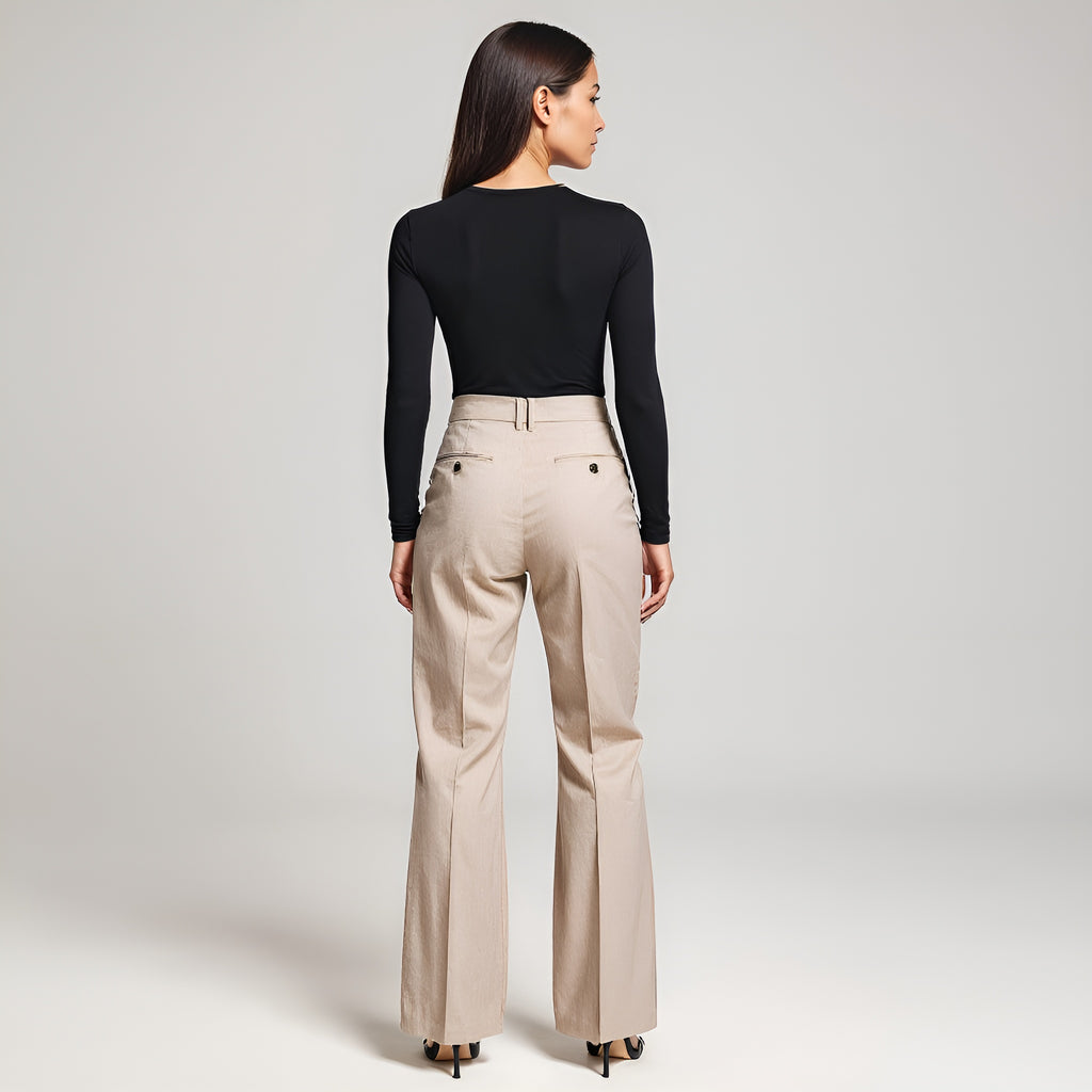 Tailored High-Waist Trousers
