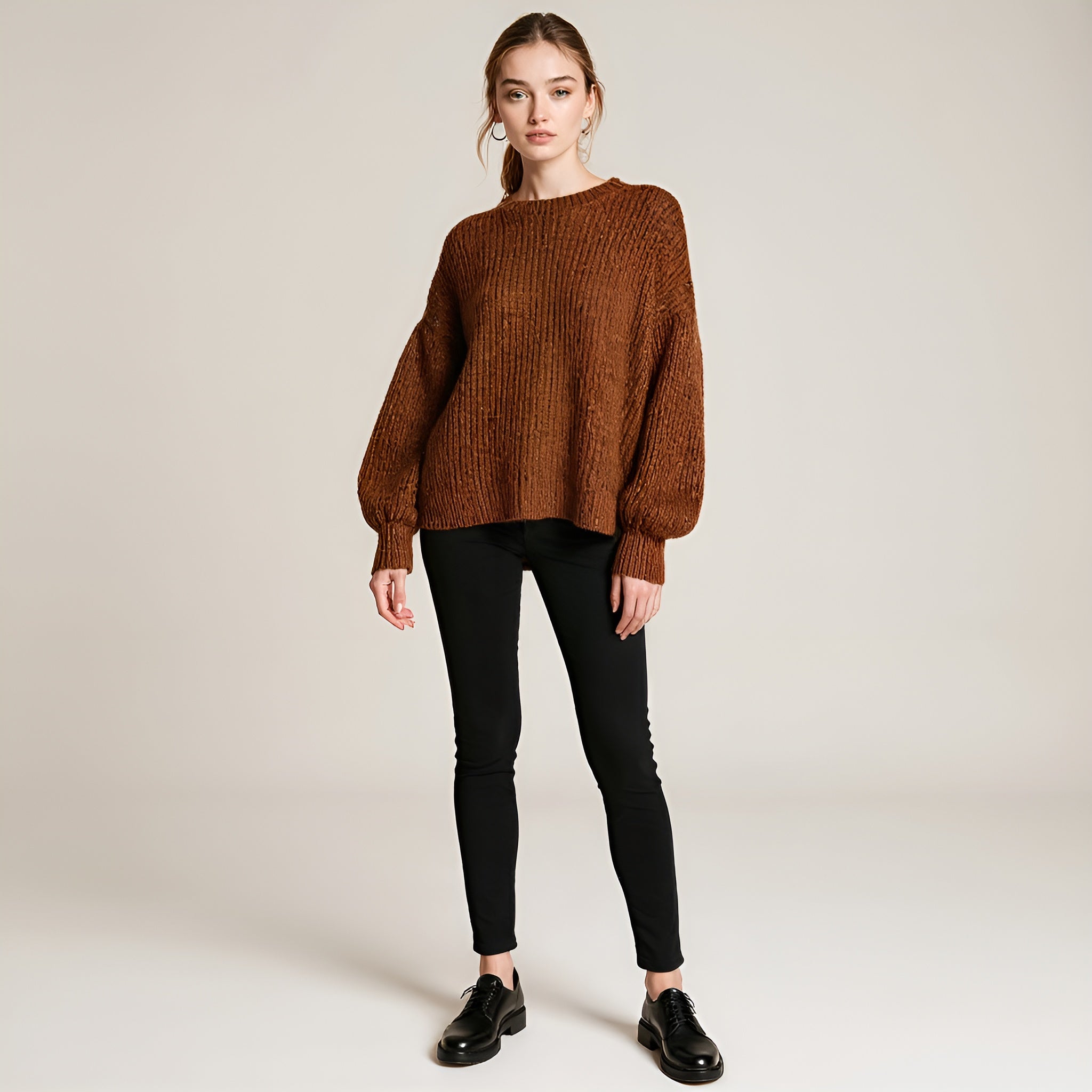 Ribbed Knit Sweater