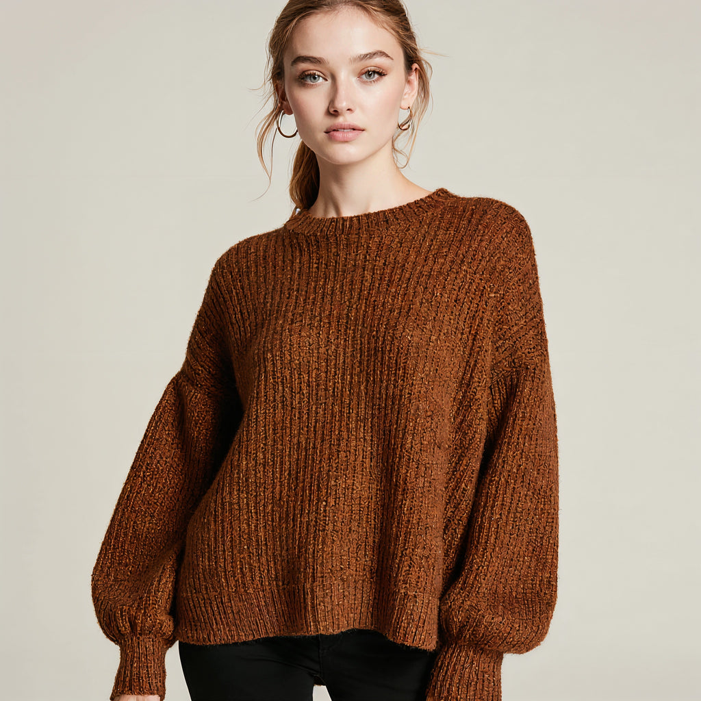 Ribbed Knit Sweater