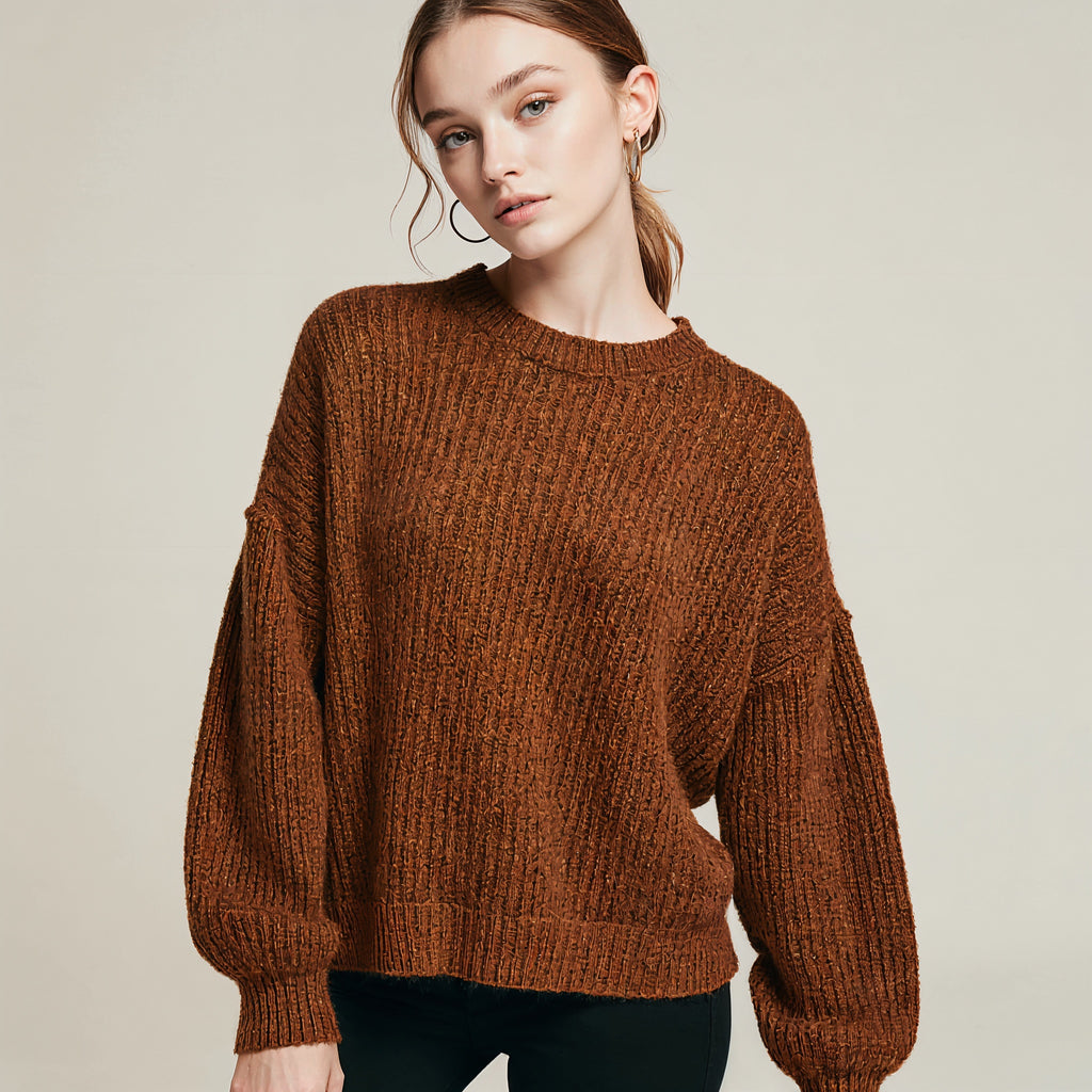 Ribbed Knit Sweater